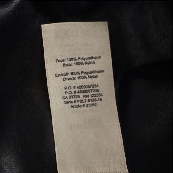 Aritzia Wilfred Free Daria Faux Leather Pants• Black Vegan Leather Leggings • XS - Picture 6 of 15